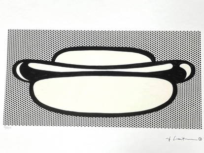 ROY LICHTENSTEIN LEO CASTELLI LITHOGRAPH PRINT 20": ROY LICHTENSTEIN LEO CASTELLI LITHOGRAPH PRINT-SIGNED IN PLATE PENCIL NUMBERED-20" X 14" APPROX-STAMPED ON BACK-VERY GOOD PRE OWNED CONDITION-DP112823