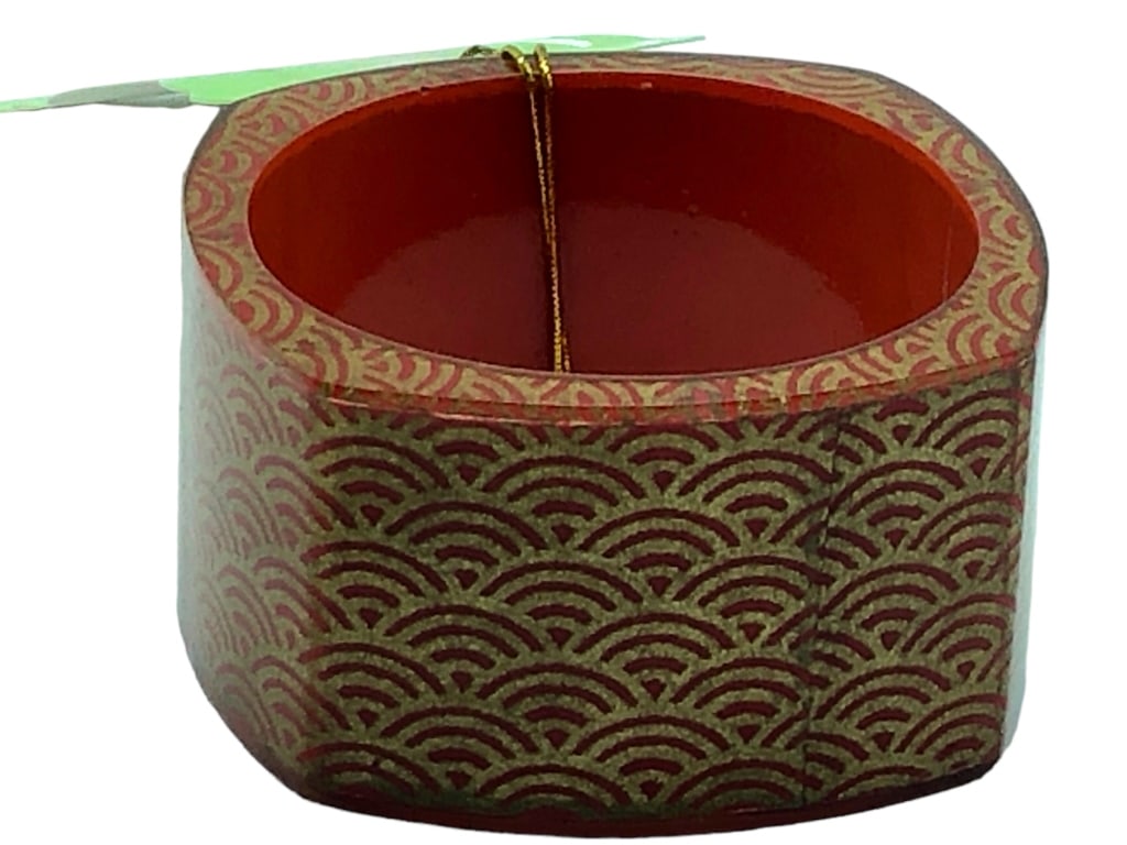 NWT ASIAN STYLE ACRYLIC BRACELET $45 (1 of 3)