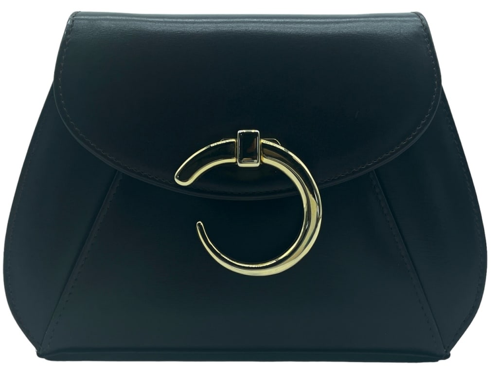 NEW LALO BLACK LEATHER CLUTCH MADE IN ITALY (1 of 2)