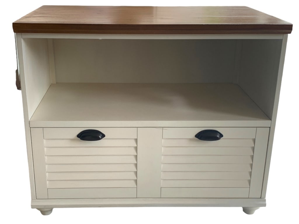 WHITNEY LATERAL ALMOND WHITE FILE CABINET 30": WHITNEY LATERAL ALMOND WHITE FILE CABINET -VERY GOOD OVERALL CONDITION WEAR CONSISTENT WITH AGE AND USE, SEE ALL PHOTOS-APPROX SIZE: 30" X 36" X 22"-KA 8/4/23