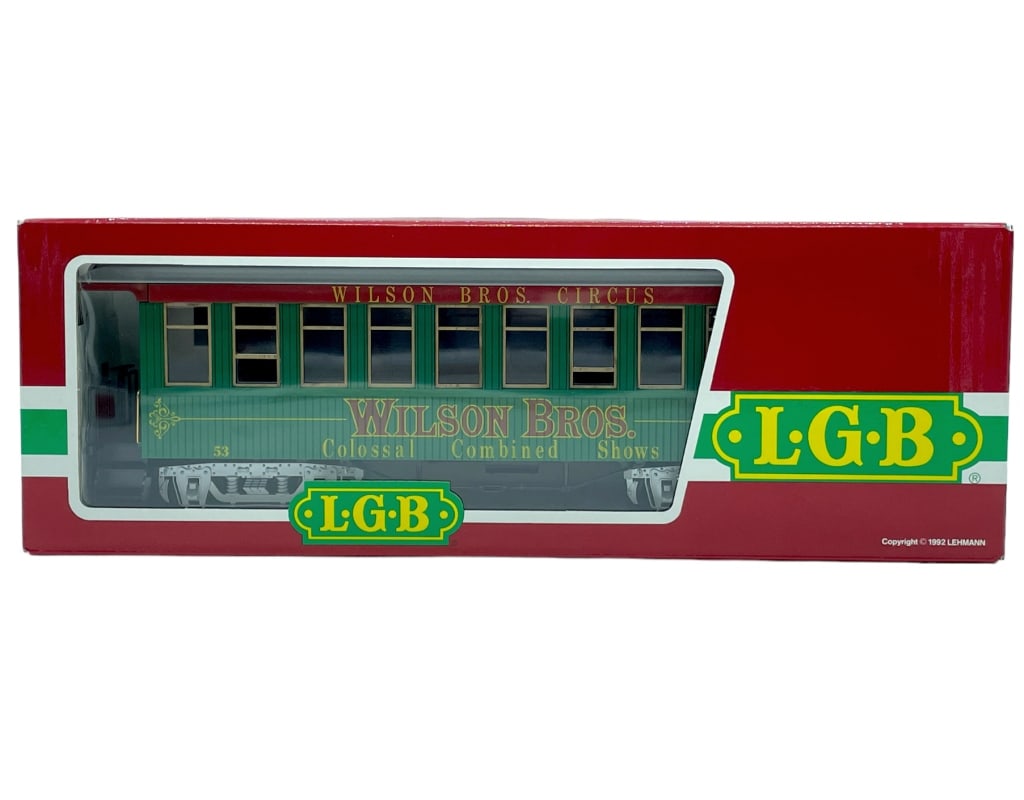 NEW!! LBG 3180 COLLECTIBLE MODEL TRAIN CAR IN BOX (1 of 4)