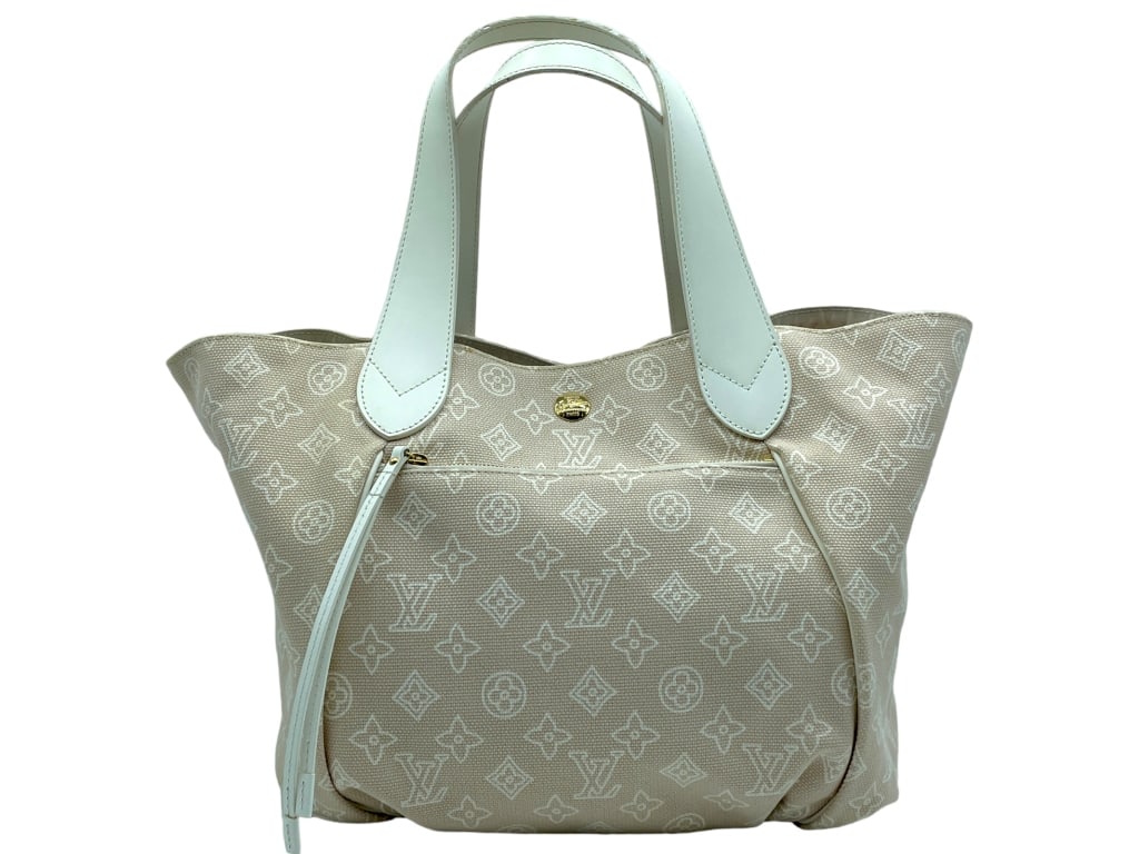 LOUIS VUITTON C AS IPANEMA PM BEIGE/IVORY CANVAS (1 of 5)