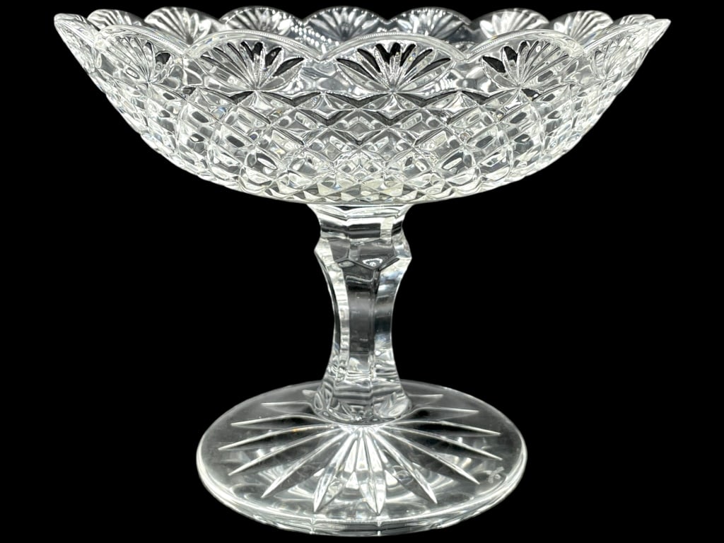 WATERFORD CRYSTAL EMILY 7.5" FOOTED COMPOTE (1 of 6)