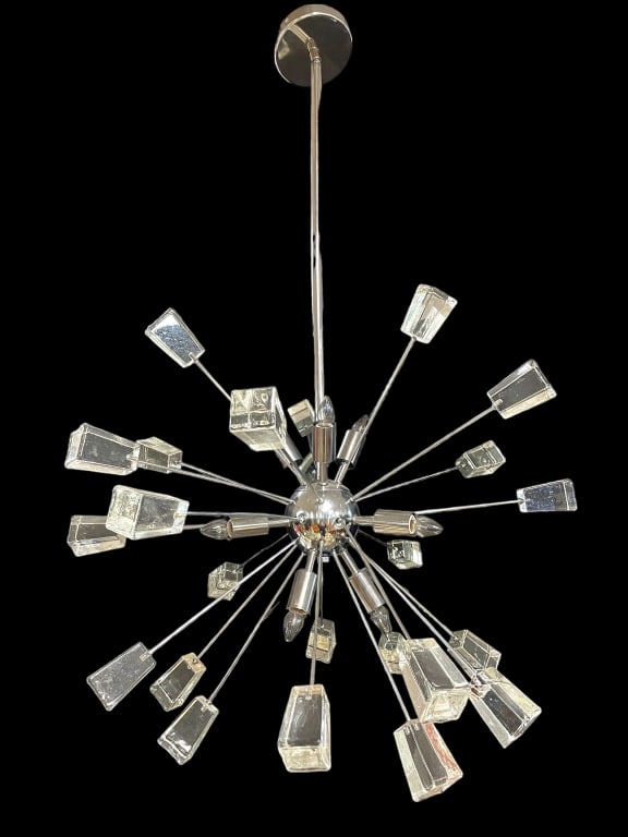 MID MOD SPUTNIK LAMP CHANDELIER 20" (1 of 7)