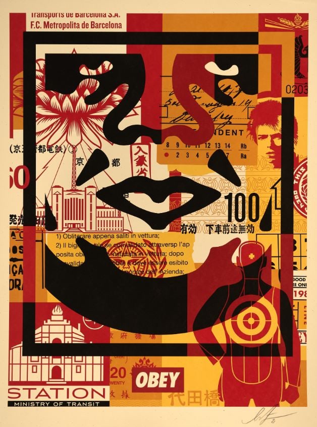 SHEPARD FAIREY SIGNED SCREENPRINT 2021 24" (1 of 2)