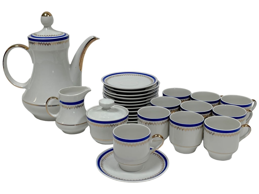 WATERLING BAVARIA DEMITASSE TEA SET FOR 10 (1 of 6)