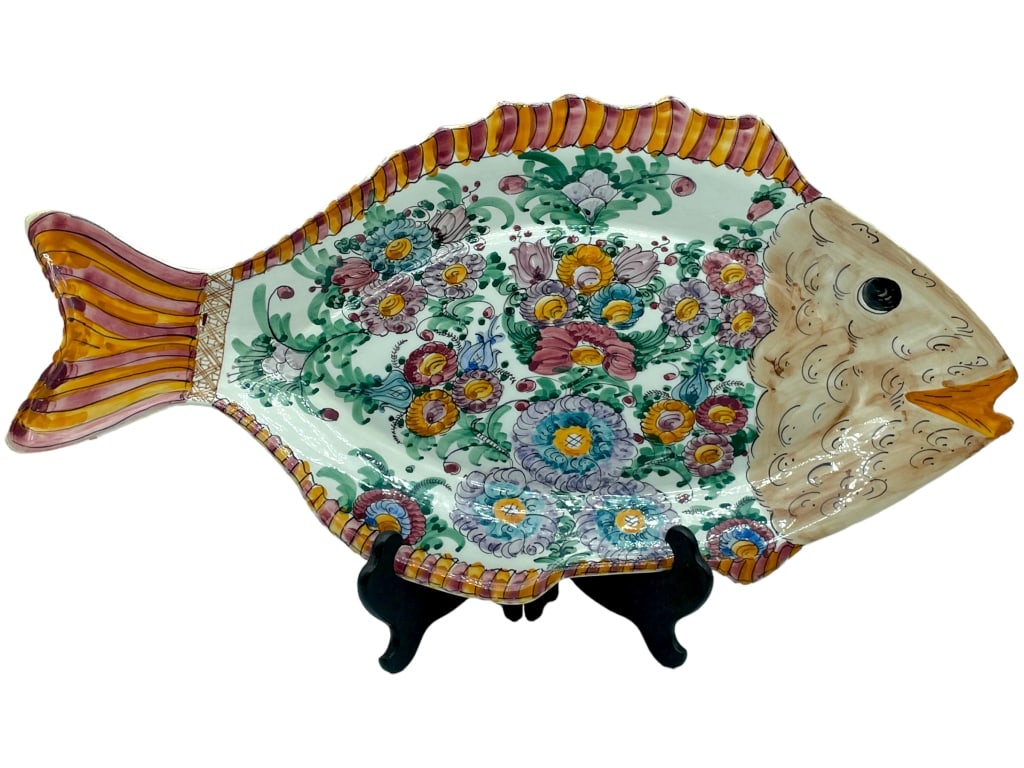 MARINA ADRIANOY DECORATIVE CERAMIC FISH 23" (1 of 5)
