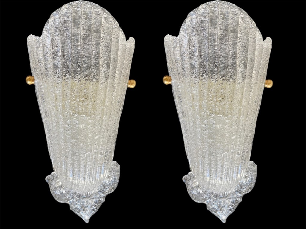 ELK LIGHTING WESTMORE GLASS WALL SCNCES (2) $360 (1 of 4)