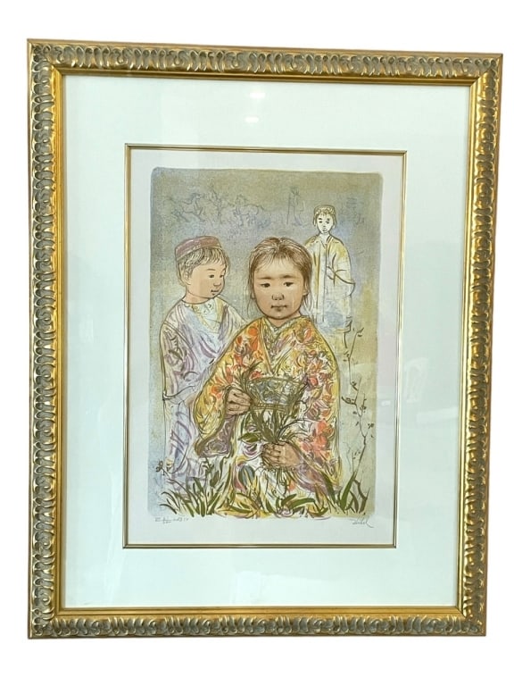 EDNA HIBEL LTD . EDITION SERIGRAPH PRINT 30" (1 of 5)