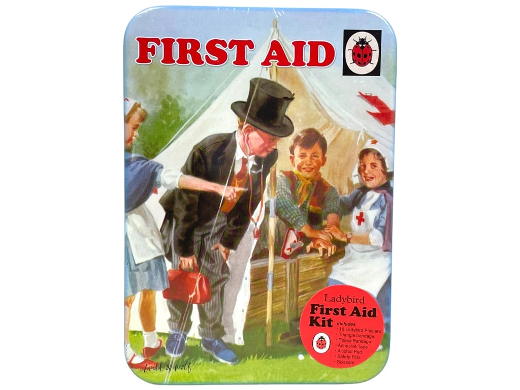 NEW!! LADYBIRD NOVELTY FIRST AID KIT: -NOVELTY FIRST AID KIT-NEW IN BOX-GREAT HOLIDAY GIFT-JR BTQ BRN SLF 11/21 Bidders may pick up their items from the auction-house or have their items shipped.Appointments are required for local pickups