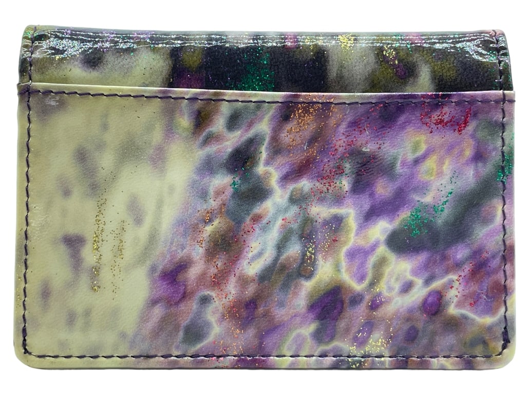 LODIS LILY LEATHER MIRROR CARD CASE 4" $58 (1 of 6)
