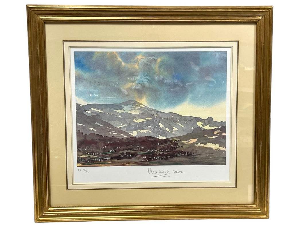 KING CHARLES SIGNED PRINCE CHARLES LITHOGRAPH IN BOX (1 of 8)