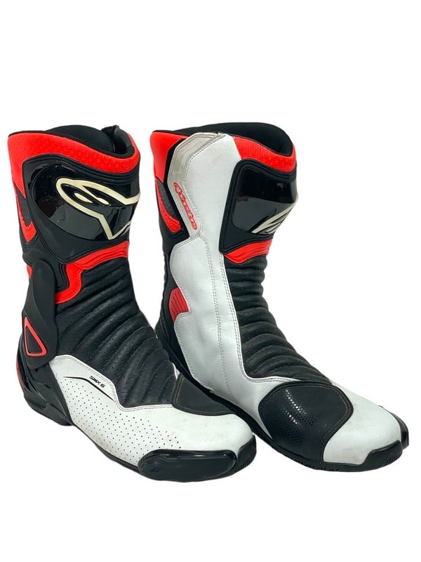 NEW! ALPINESTARS MOTORCYCLE BOOTS SZ 14: NEW! ALPINESTARS SMX 6 LEATHER MOTORCYCLE BOOTS SZ 14 -NEW UNUSED CONDITION-DP112823