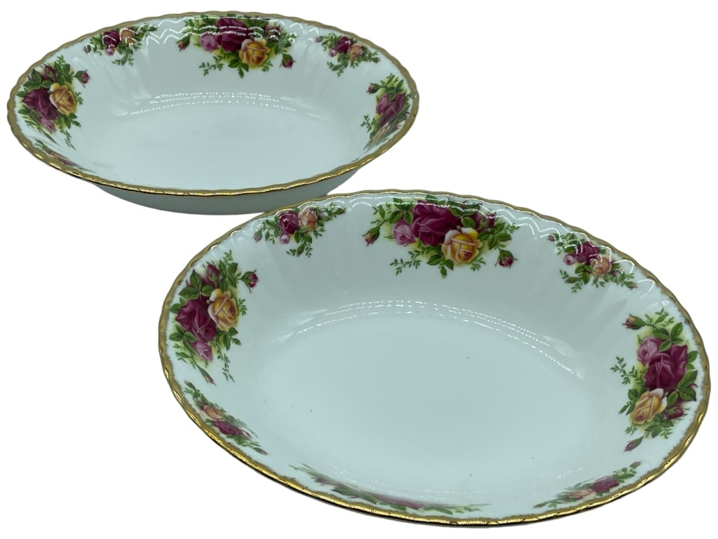 ROYAL ALBERT OLD COUNTRY ROSES 9" SERVING BOWLS 2 (1 of 4)