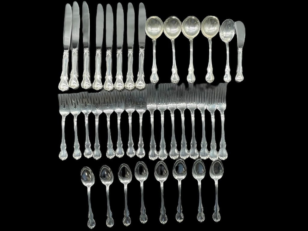 TOWLE FRENCH PROVINCIAL STERLING FLATWARE 1750G (1 of 10)