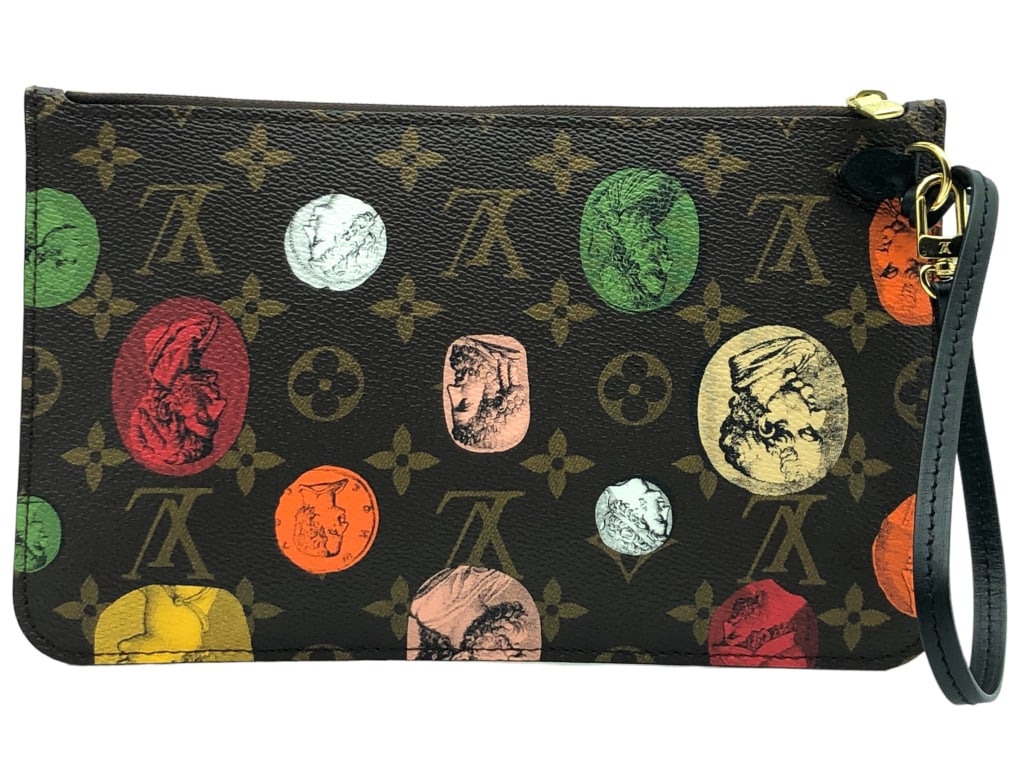 LOUIS VUITTON LTD. ED. FORNASETTI MONOGRAMED POUCH (1 of 4)