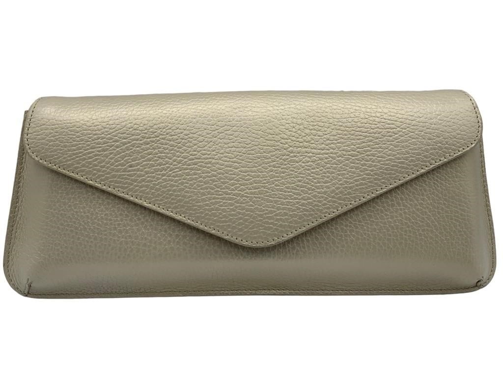 NEW LALO ITALIAN LEATHER GOLD WOMENS EVENING BAG (1 of 4)