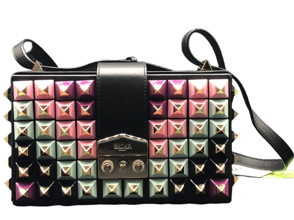 NEW SALAR MILANO LOU STUDS PURSE $605 (1 of 8)