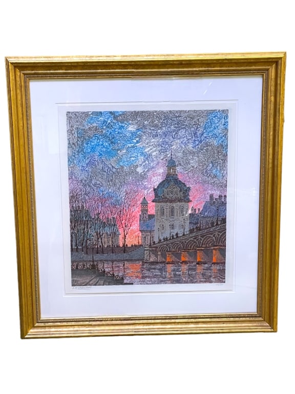 ANATOLE KRASNYANSKY SIGNED PRINT 34" (1 of 4)