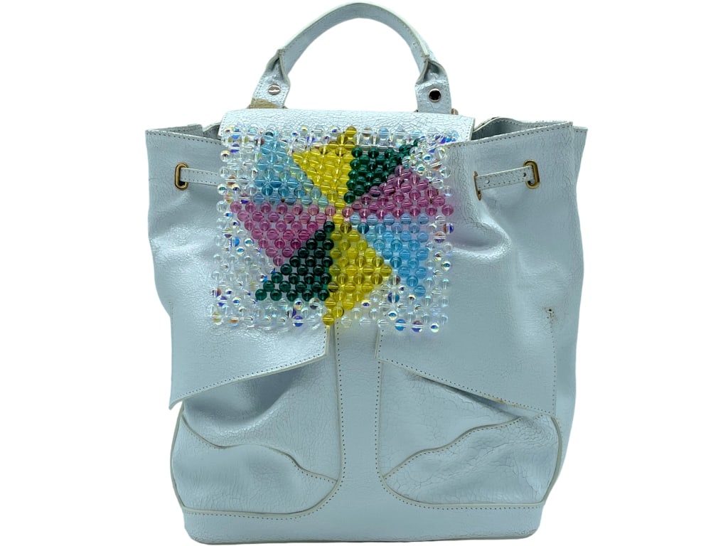 NEW BENEDEITA BRUZZICHES LEATHER HOBO BACKPACK 11" (1 of 5)