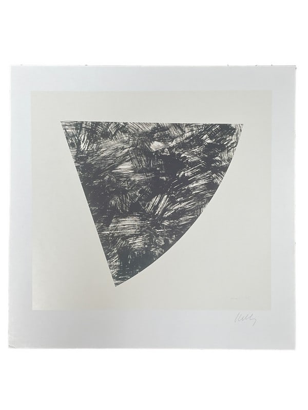 SIGNED ELLSWORTH KELLY BLK OFFSET LITHO PRINT 10.5 (1 of 4)