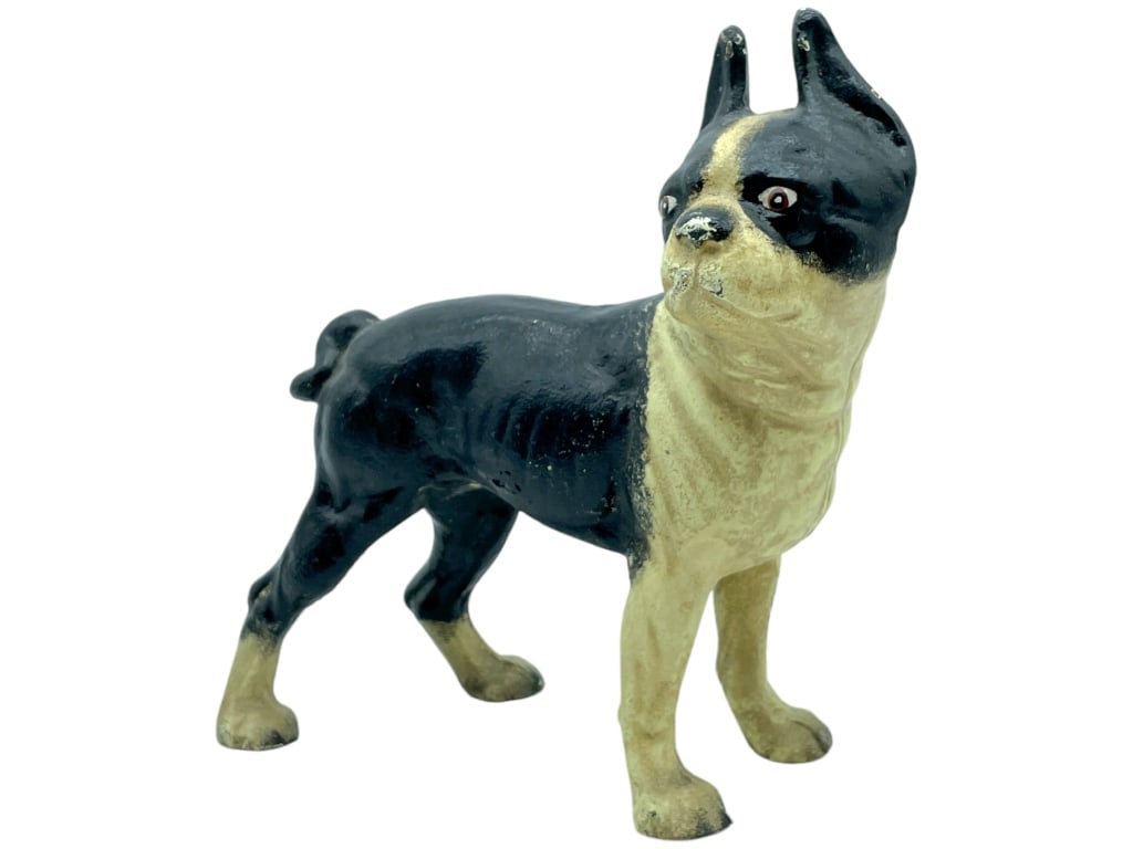 BOSTON TERRIER CAST IORN COIN BANK (1 of 5)