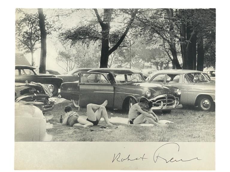 SIGNED ROBERT FRANK PHOTOGRAVURE 8": SIGNED ROBERT FRANK PHOTOGRAVURE-6.5" X 8" APPROX-VERY GOOD CONDITION, MOUNTED TO THIN BOARD-DP112923 Bidders may pick up their items from the auction-house or have their items shipped.Appointments ar