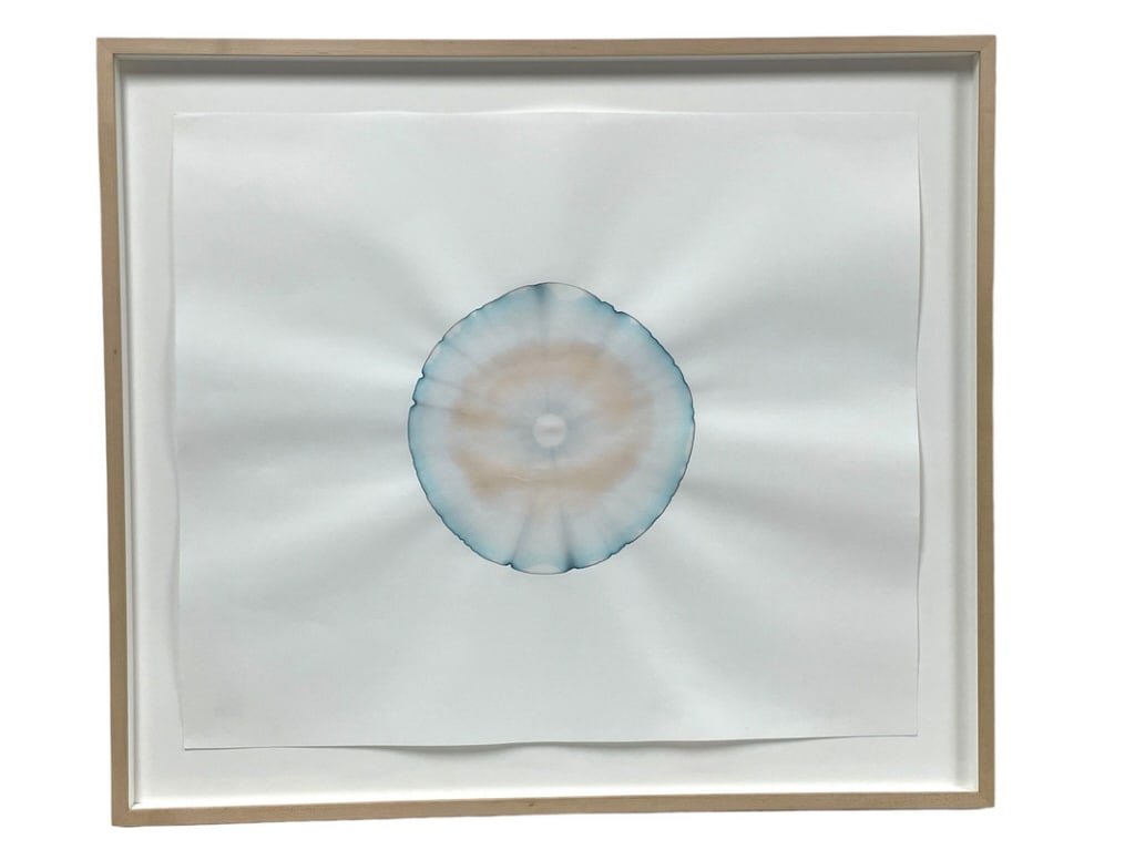 TROIKA BLACK INK ART ON PAPER 27.75" FRAMED: TROIKA SMALL BANG SERIES 2 # 24 2014-27.75" X 24.75" APPROX TO FRAME-PURCHASED IN NYC GALLERY ORIGINAL RETAIL $5400-GOOD PRE OWNED CONDITION-DP8723