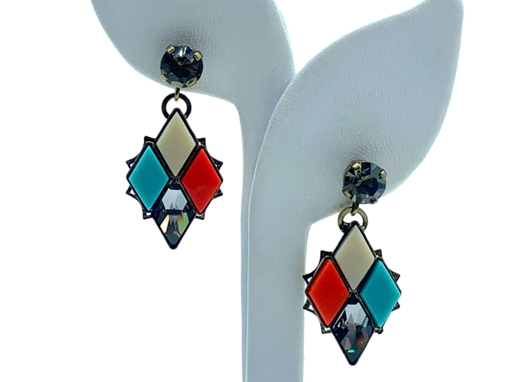 NIB! ANTON HEUNIS STATEMENT EARRINGS 1" $155 (1 of 4)