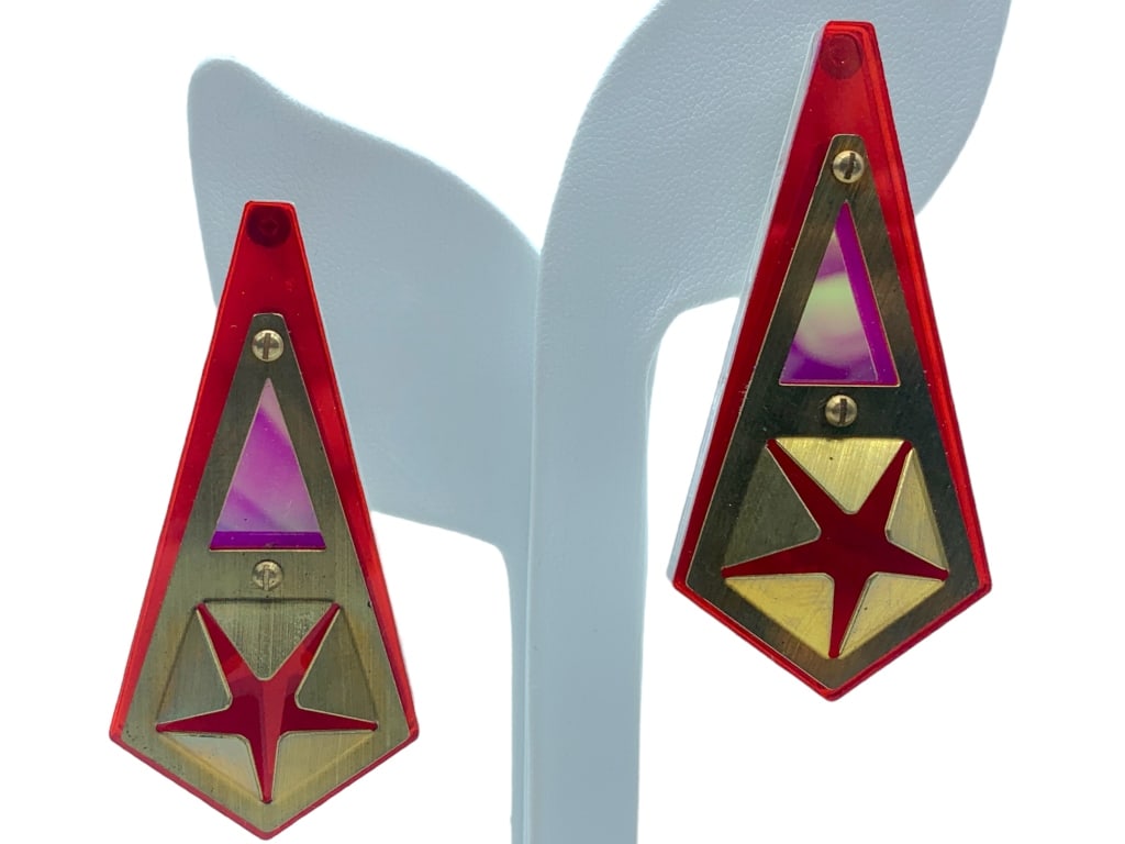 NEW!! SARAH ANGOLD CADIVA EARRINGS $410 (1 of 5)