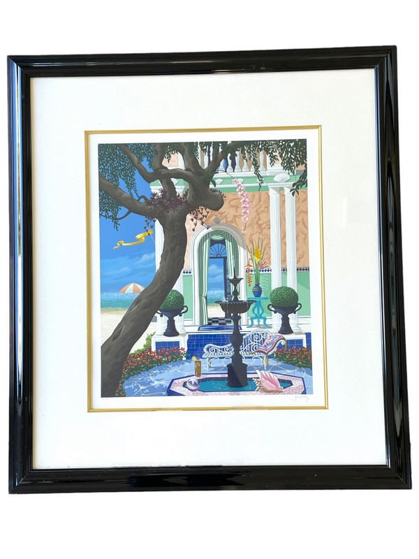 J. KIRALY QUIET MORNING RENDEZVOUS LITHO PRINT 39" (1 of 5)