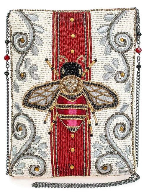 NEW MARY FRANCES ROYAL BEE CROSSBODY HANDBAG (1 of 5)