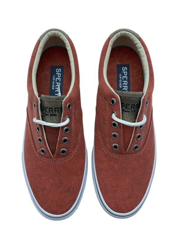 RED SPERRY TOP SIDER MENS SHOES SZ 8,1/2: -RED SPERRY TOP SIDER MENS SHOE SZ 8,1/2 -VERY GOOD PREOWNED CONDITION, WEAR CONSISTENT WITH USE SEE PICTURES-ST TT 2/13/24