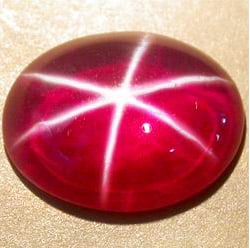 7.70 CT BLOOD RED STAR RUBY GEMSTONE $760 (1 of 1)