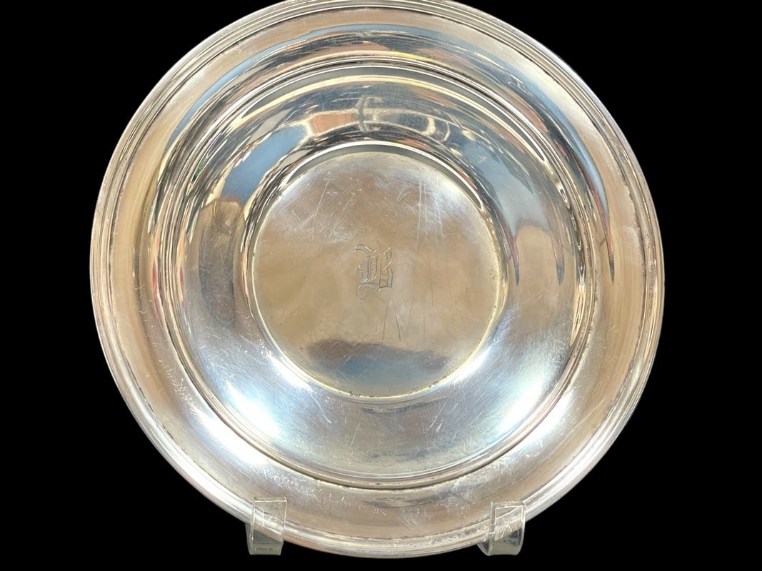 9" GORHAM STERLING SILVER PLATTER 258G (1 of 6)