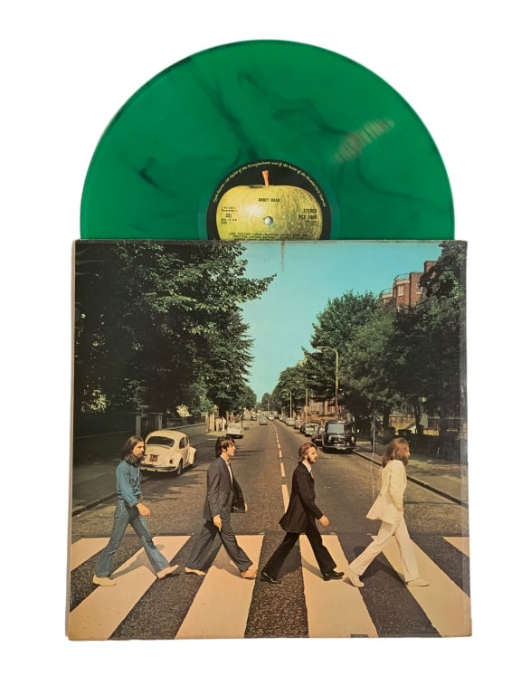 BEATLES ABBEY ROAD UK LIMITED EDITION GREEN VINYL (1 of 4)