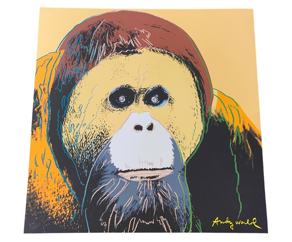 ANDY WARHOL HAND NUMBERED "CMOA" PRINT 23" (1 of 3)