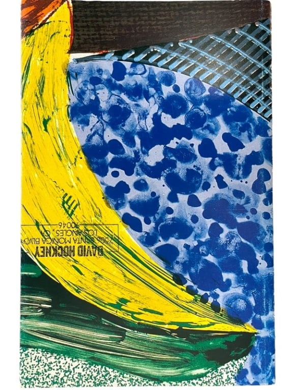 DAVID HOCKNEY LA EXHIBITION BROCHURE 21.5" (1 of 6)