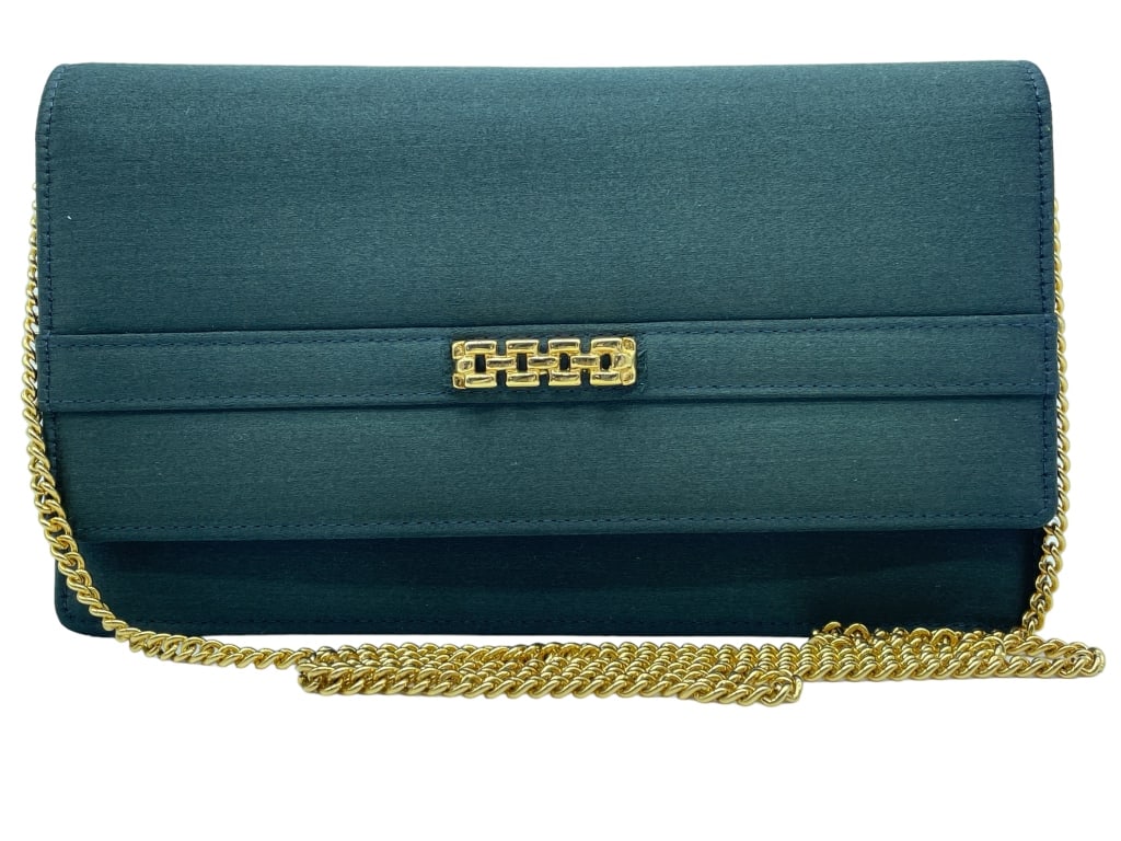 NEW LALO ITALIAN SATIN CLUTCH HANDBAG 9" (1 of 4)