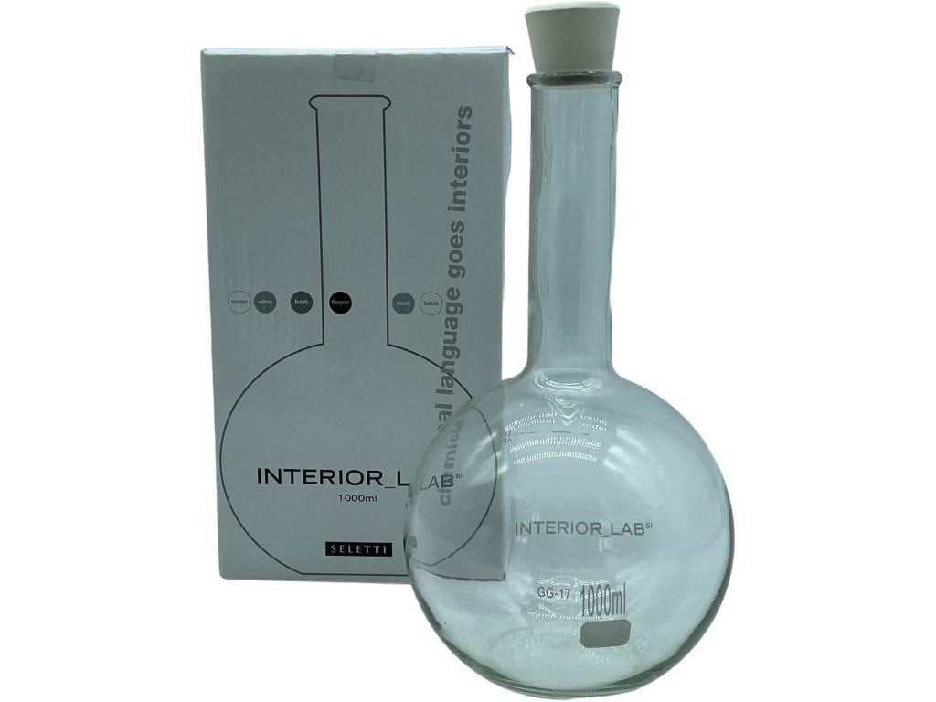 NEW SELETTI INTERIOR LAB DECORATIVE GLASS BEAKER (1 of 4)