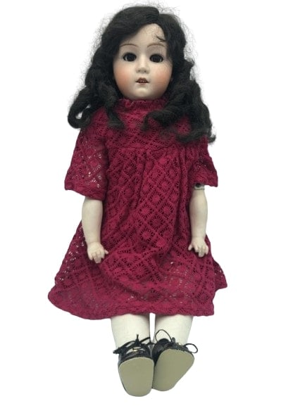 VINTAGE SIGNED GERMAN PORCELAIN DOLL (1 of 3)