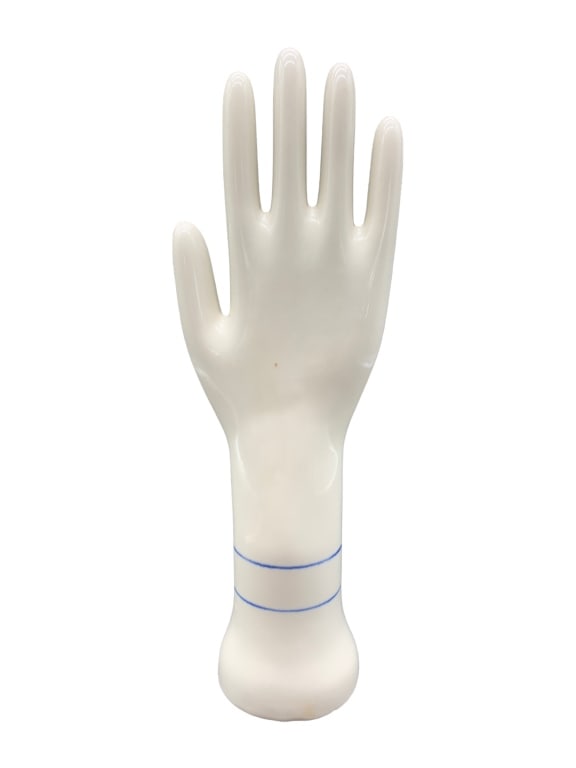 VINTAGE PORCELAIN HAND GLOVE FORM (1 of 4)