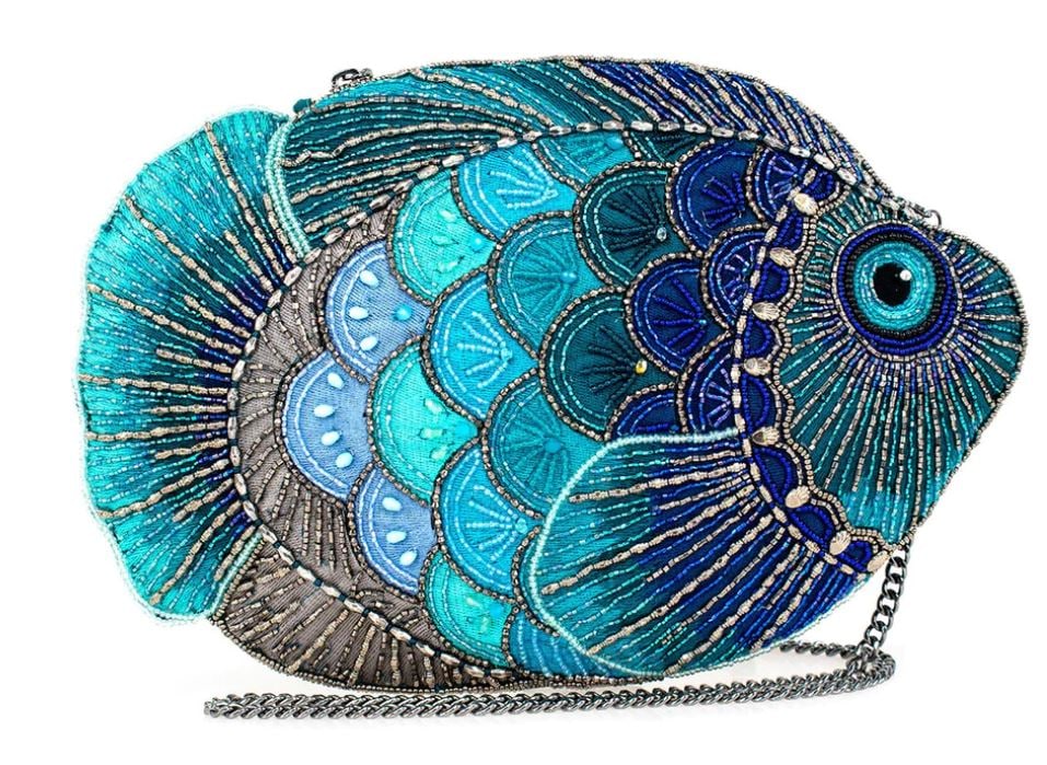 NEW MARY FRANCES GONE FISHING CROSSBODY HANDBAG (1 of 5)