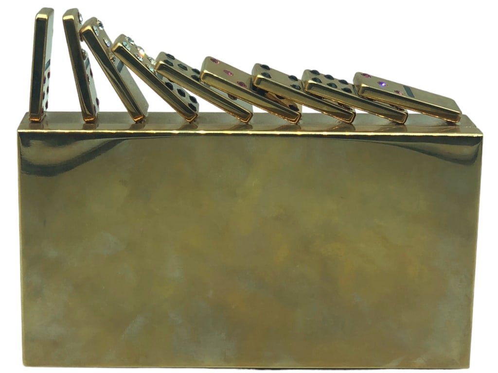 NWT BENEDETTA BRUZZICHES "CABARET NIKEL" CLUTCH (1 of 6)