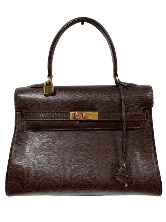 NWT LALO BROWN LEATHER HANDBAG W/ SHOULDER STRAP (1 of 11)