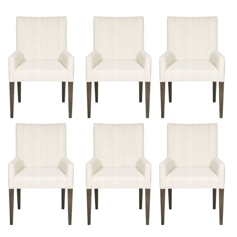 SET OF 6 VANGUARD FURNITURE AXIS II ARM CHAIRS (1 of 6)