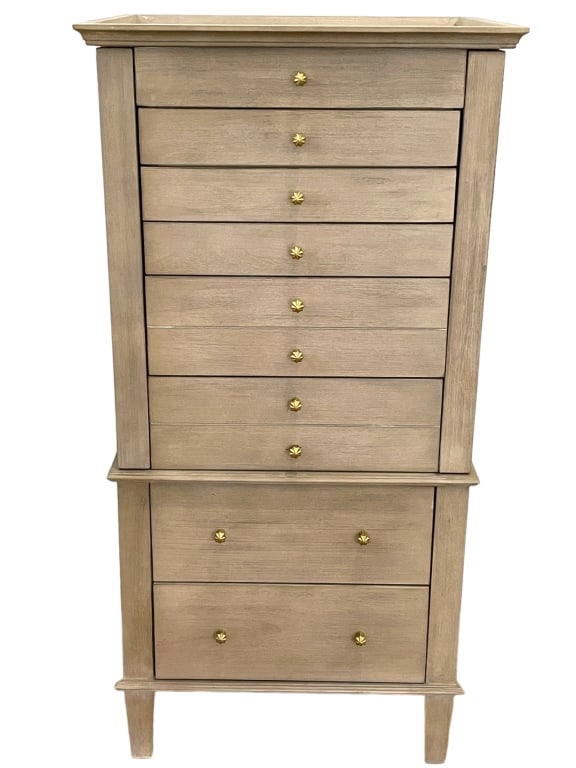 TALL JEWELRY ARMOIRE JEWEL CABINET 48" (1 of 9)