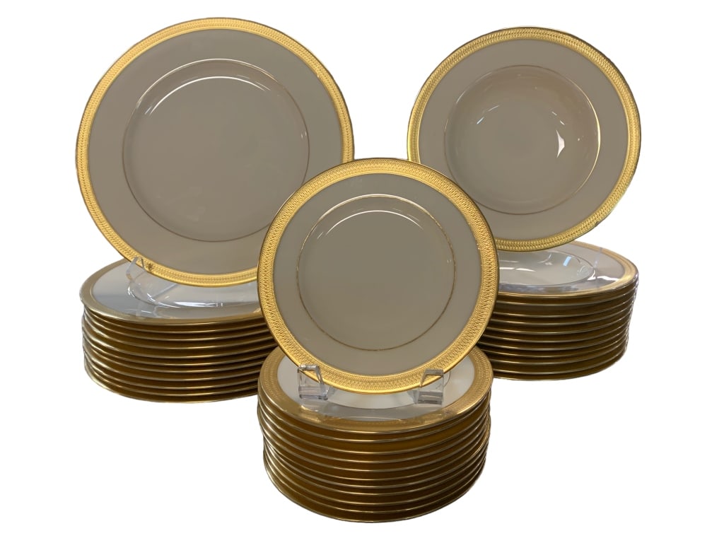 LENOX LOWELL COLLECTION PLATE AND BOWL 36 PC SET (1 of 3)