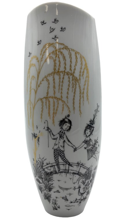 VINTAGE ROSENTHAL "LOVERS" VASE GERMANY 12.5" (1 of 5)