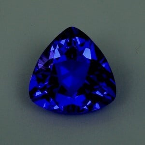 15.00CT BLUE TRILLION CUT TANZANITE GEMSTONE $2190 (1 of 1)